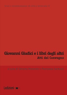 Cover of Giovanni Giudici e i libri degli altri